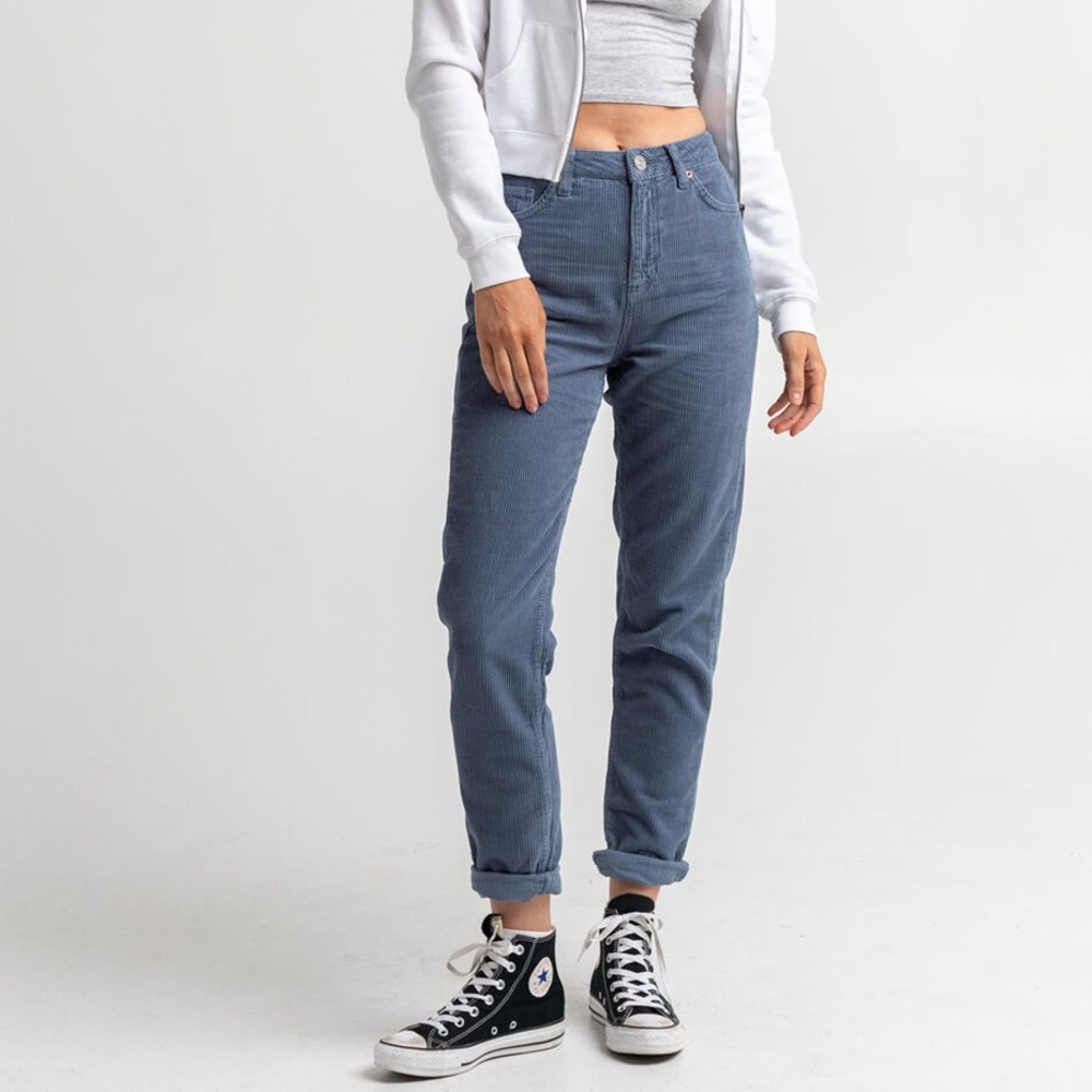 NWT mom high rise cords
